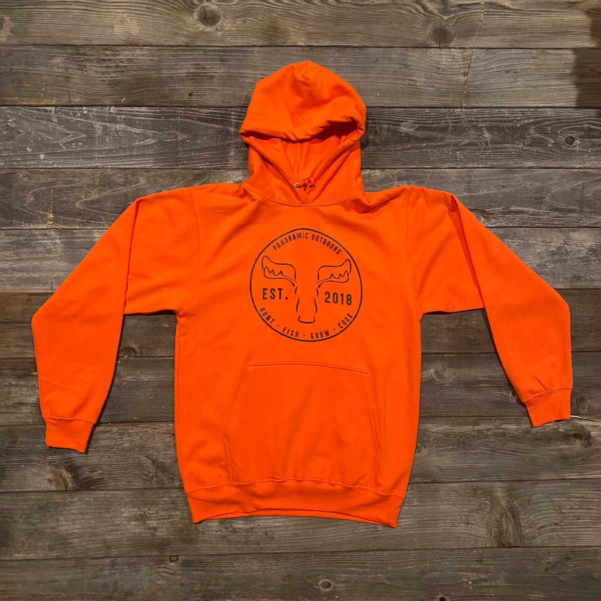 Blaze Orange Hoodie Panoramic Outdoors 8273